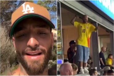 “Eso es m*erda”: Maluma dice que no peleaba con los argentinos en la final de la Copa América pese a lo que captaron las cámaras