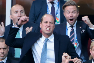 Captan a un eufórico príncipe William en el partido de Inglaterra de la Eurocopa 2024