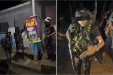 Difunden video del presunto líder de la banda Tren del Llano con advertencia a las fuerzas de seguridad del régimen: “Dejen que el pueblo decida” (+Video)