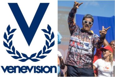 Maduro ignora el reclamo de Venevisión y continúa usando su fanfarria en actos de campaña (+Video)