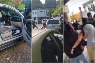 Conductor de camioneta bajo efectos del alcohol atropelló a un grupo de manifestantes en San Antonio de los Altos: fue detenido (+Videos)