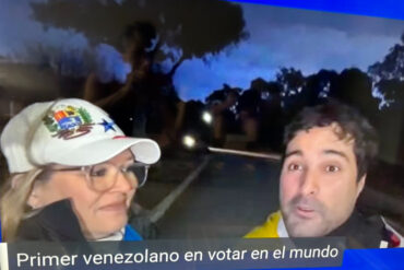 Este fue el primer venezolano en emitir su voto en las presidenciales desde Australia (+Video)