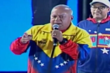 Cabello se le adelantó al CNE en una declaración ante chavistas en Miraflores (+Video)