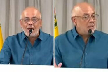 Jorge Rodríguez se ofendió cuando periodista destacó la candidatura presidencial de Edmundo González (+Video)