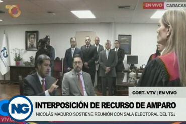 Maduro acude al TSJ este #31Jul a interponer un recurso de amparo ante la Sala Electoral (+Video)