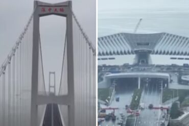 Este es el imponente puente en China con 24 kilómetros de largo que batió 10 récords mundiales (+Video)