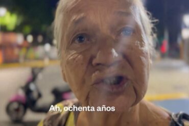 El inspirador testimonio de una mujer de 80 años que salió a las calles a protestar: “Para defender a Venezuela hasta que me muera tendré edad” (+Video)