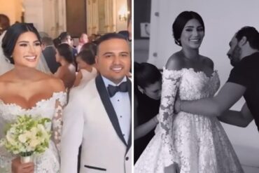 Las imágenes de la boda eclesiástica de la exmiss Venezuela Stephany Gutiérrez