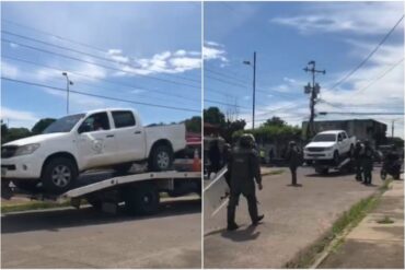 En una camioneta de la iglesia remolcada: así militares se llevaron a un sacerdote que hacía un rosario con manifestantes opositores en Zulia (+Videos)