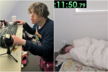 Streamer australiano se mantuvo despierto durante once días y ahora espera pasar otros más durmiendo