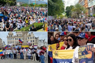 Opositores se concentran en varias ciudades del país y del mundo en apoyo a María Corina Machado y Edmundo González (+Videos)