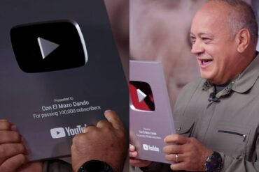 Cerraron la cuenta en YouTube de ‘Con el mazo dando’ a pocos días de haberle entregado una placa por 100.000 suscriptores (+Video)