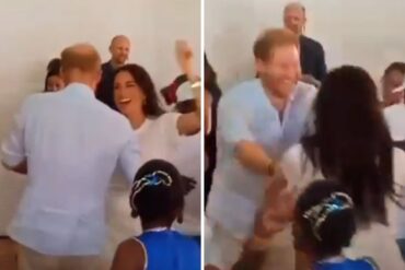 Los videos de Harry y Meghan bailando salsa brava en Colombia que se hicieron virales