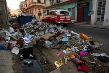 Las fotos de La Habana inundada en basura por negligencia de la dictadura cubana