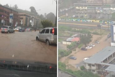 San Antonio de los Altos: calles y avenidas completamente anegadas por fuerte lluvia de este #5Ago (+ Fotos +Videos)