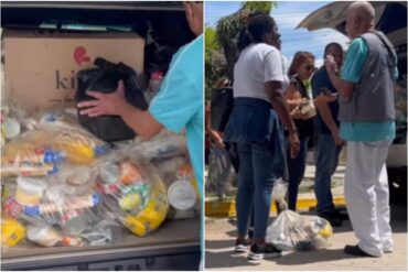 Foro Penal entregó bolsas de alimentos a los familiares de los presos políticos en Tocorón: hay más de 900 detenidos aislados (+Video)