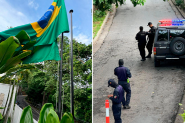 Denuncian asedio de agentes encapuchados y armados a la residencia de Argentina en Caracas (+Videos)