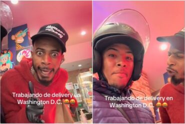 “Aprende inglés”: repartidor venezolano fue acosado por un empleado en Estados Unidos y el video se hace viral (+Videos)