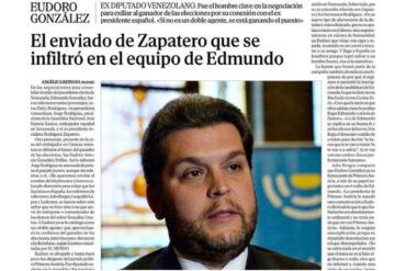 Primero Justicia anunció la «autoexclusión» de Eudoro González por haber participado en el exilio forzado de Edmundo González