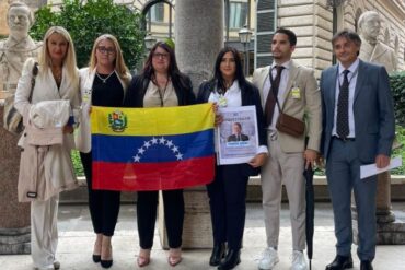 Familiares de Américo de Grazia y Perkins Rocha piden al Senado de Italia que interceda por su liberación