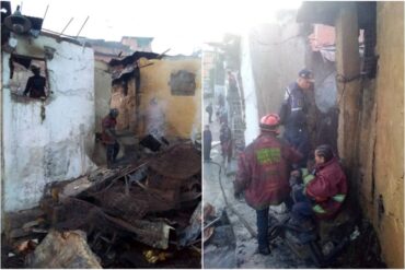 Incendio de una vivienda en Catia dejó tres fallecidos: dos adultos y un menor de edad