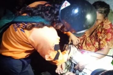 Una mujer de 50 años resultó herida en Anzoátegui tras recibir una descarga eléctrica por el desprendimiento de líneas de alta tensión