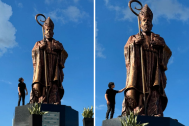 Venezolano busca batir un Récord Guinness con su escultura de 6 metros