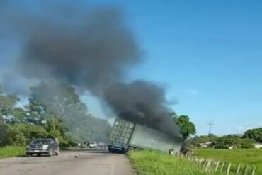 Fatal accidente de una gandola en Troncal 5 de Táchira ocasionó cuatro muertes (+Video)