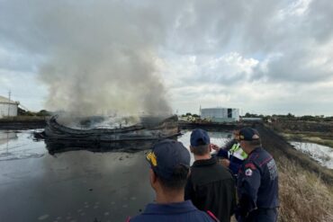 Pdvsa confirmó que un rayo fue el causante de incendio en tanque del patio Las Salinas en Cabimas (+Comunicado)