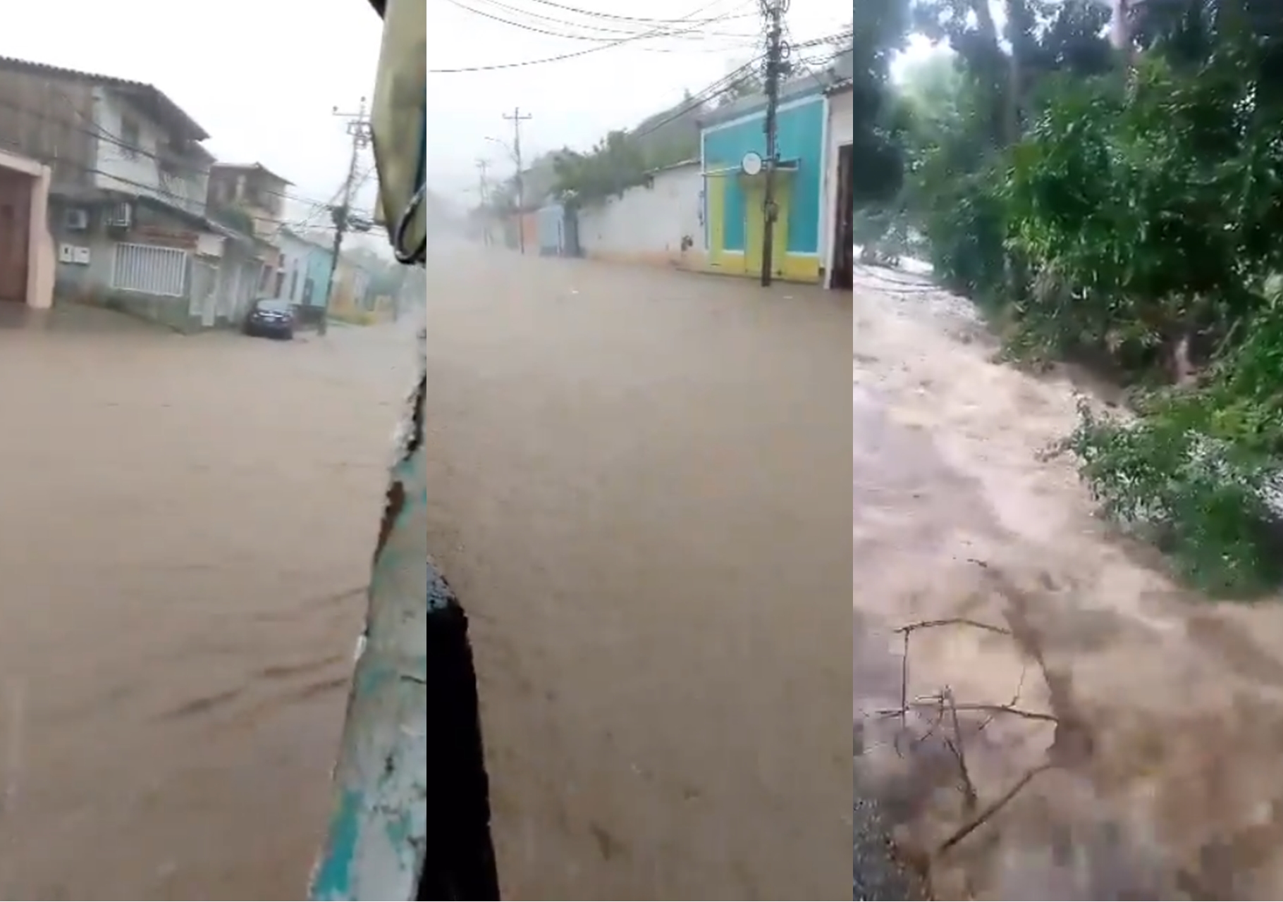 Al menos tres estados del país resultaron afectados por desbordamientos de ríos e inundaciones tras las fuertes lluvias